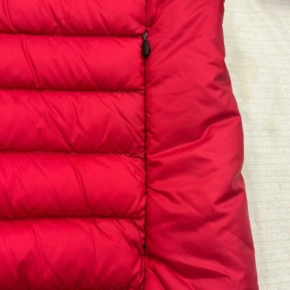 Rossignol Mens Coat 2X Red Duck Down Puffer Hooded‎ Jacket Ski Snowboard